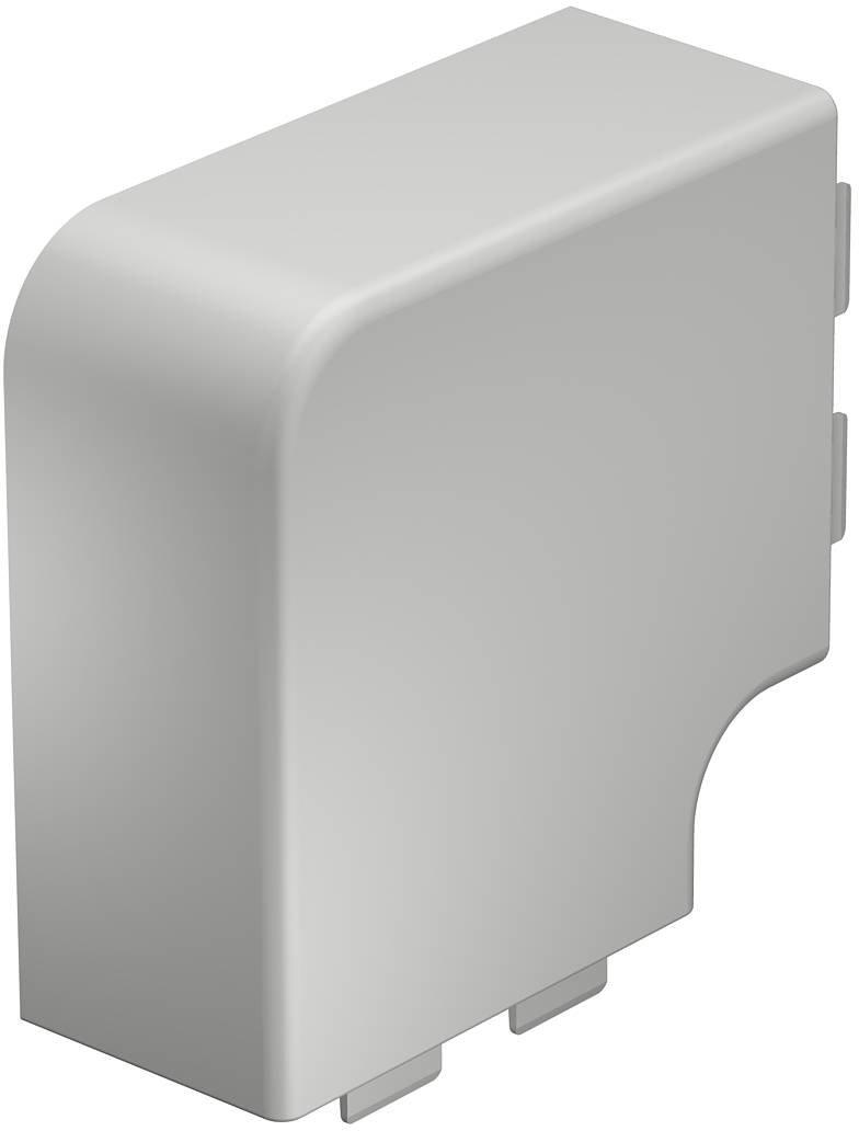 Flachwinkelhaube 60x110mm PVC reinweiß RAL 9010