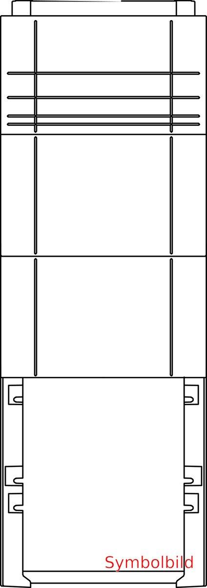 Kunststoffsockel steckbar 1200 mm