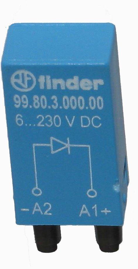 Modul-EMV Freilaufdiode blau 6 - 220 V DC Serie 99