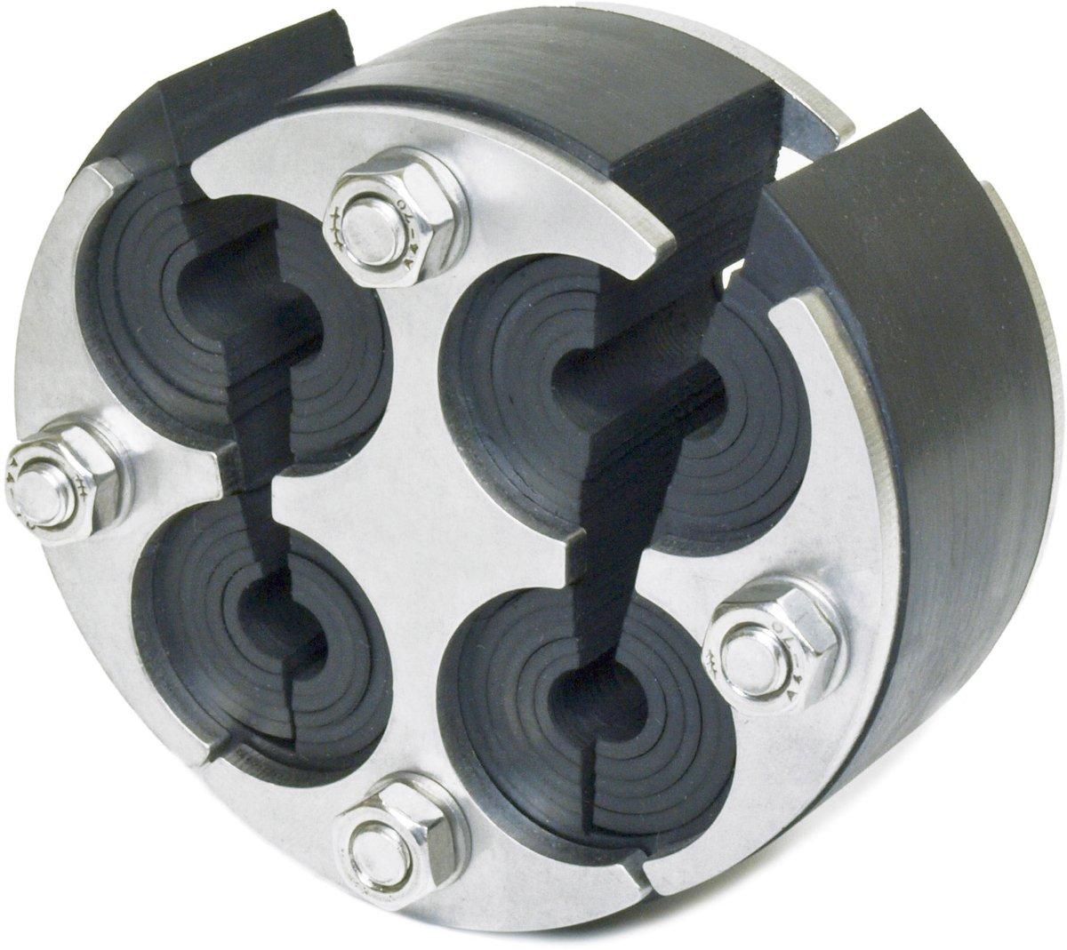 Ringraumdichtung für 4 Kabel Ø 8 - 30 mm