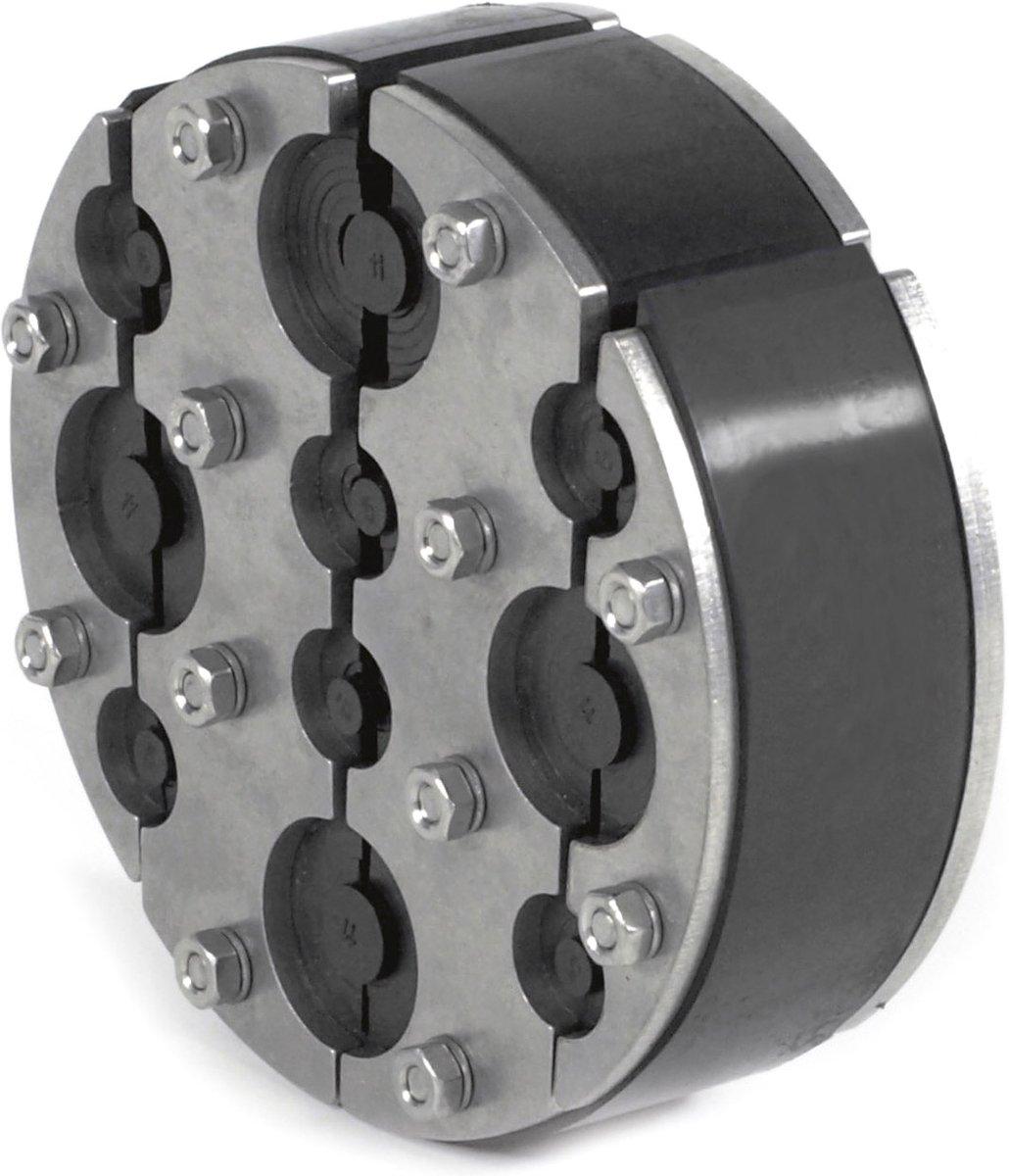 Ringraumdichtung für 4 Kabel Ø 8 - 30 mm und 6 Kabel Ø 4 - 16,5 mm