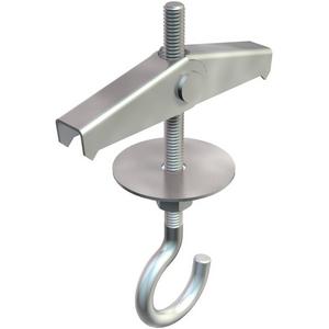 Federklappdübel mit Deckenhaken M4x70mm St G