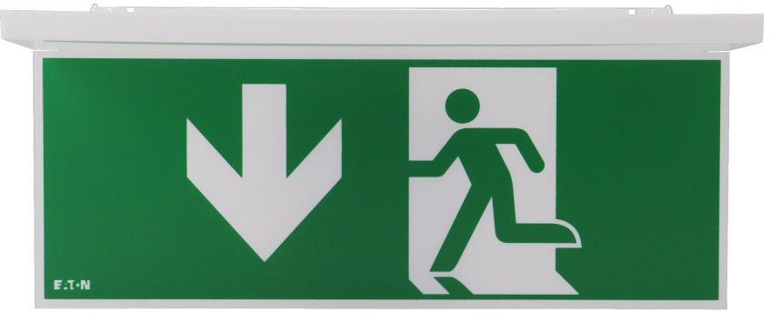 Piktogramm Unten/Blank ISO 7010 Doppelseitig