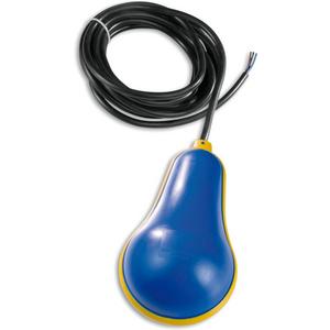 Schwimmerschalter für Schmutzwasser mit 10 m 3 x 1 mm² Neopren-Kabel IP68