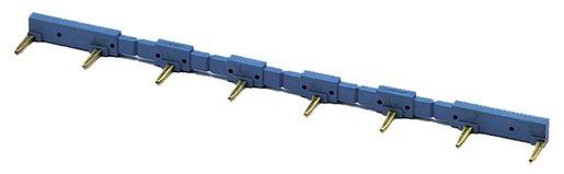 Verbindungsbrücke 8-pol für Fassungen 93.03 / 95.05 blau 10A Serie 95