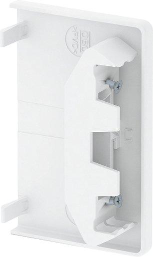 Endstück 70x110mm PVC reinweiß RAL 9010