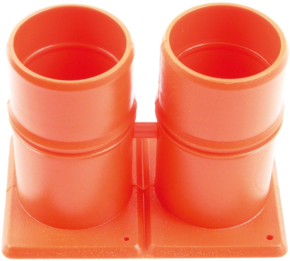 Verbindungstülle paarig trennbar orange