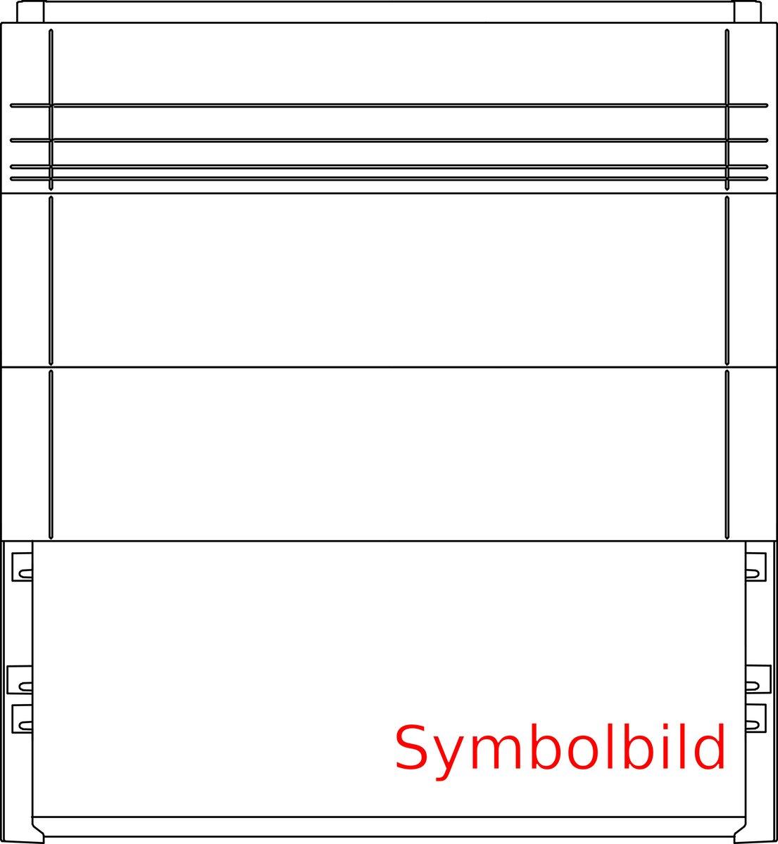 Kunststoffsockel steckbar 1200 mm