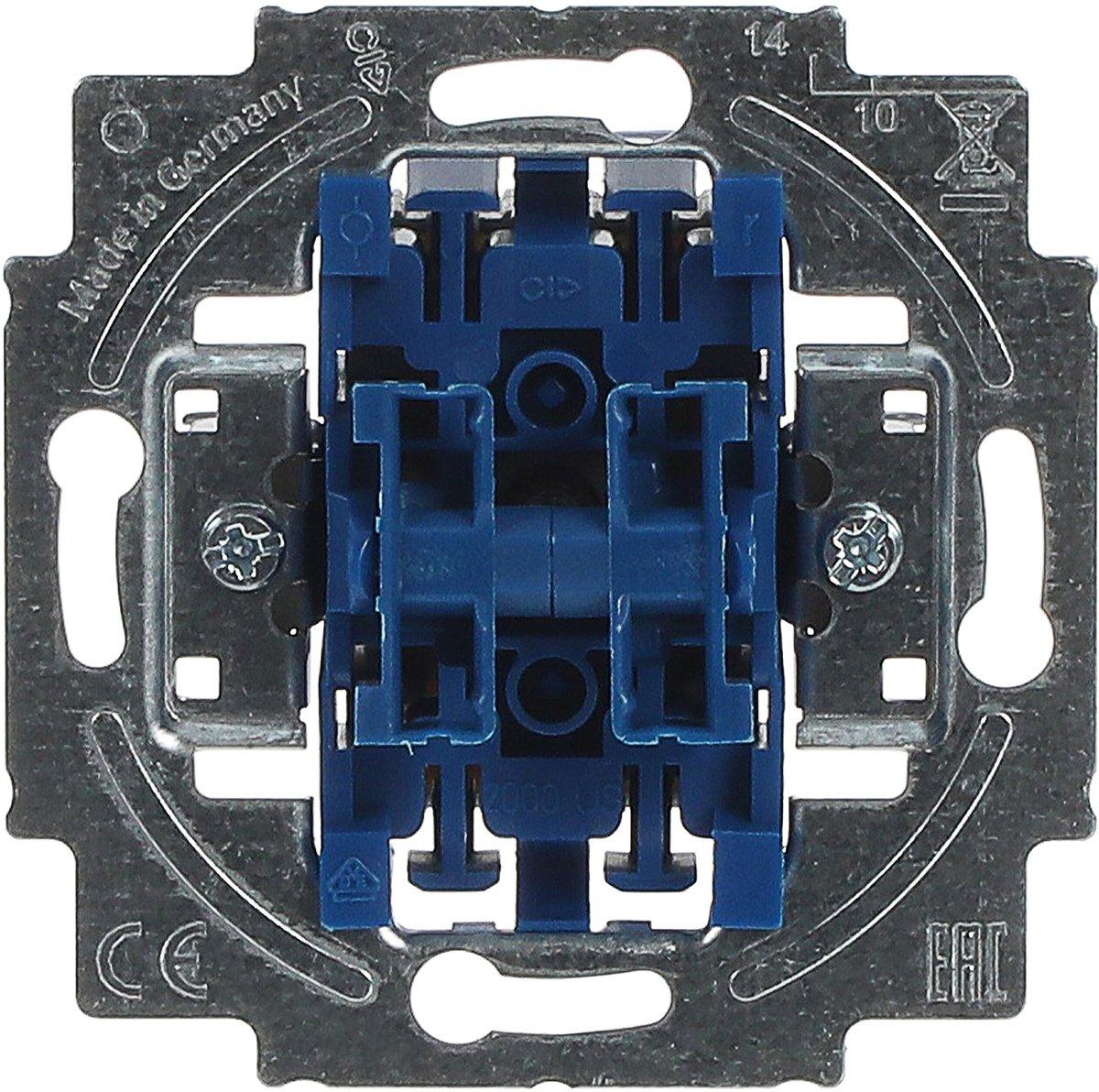 Wippschalter-Einsatz Serienschaltung mit Glimmlampe orange 10 A