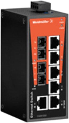 6 Port Netzwerk Switch 6xRJ45 2xSC