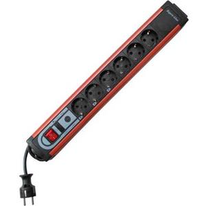 Tischverteiler Supraline 6-fach mit Schalter ÜSS Netzfilter 3 m