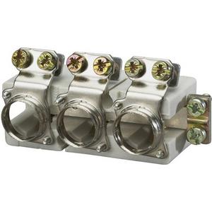 NEOZED Reihensicherungssockel D02 63A 3-polig 400VAC ohne Berührungsschutzdeckel