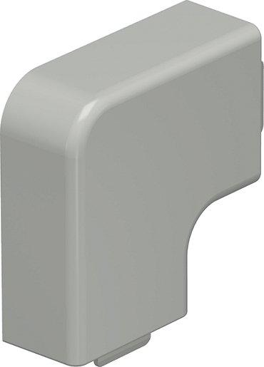 Flachwinkelhaube 60x90mm PVC reinweiß RAL 9010