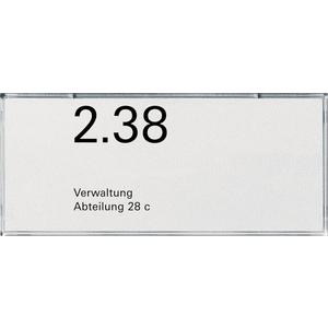 Namensschild / Türschild 2-fach Rufsystem 834