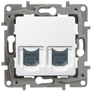 Niloe Datendose 2-fach RJ45 Kategorie 6UTP ohne Spreizkrallen