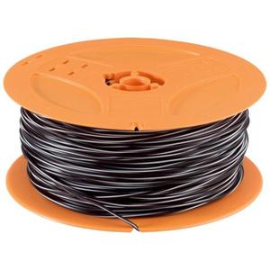 PVC Aderleitung mit Farbwendel 1 mm² dunkelblau/weiß 250m Spule
