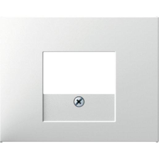 Zentralstück für TAE-Steckdose K. 1 polarweiß glänzend