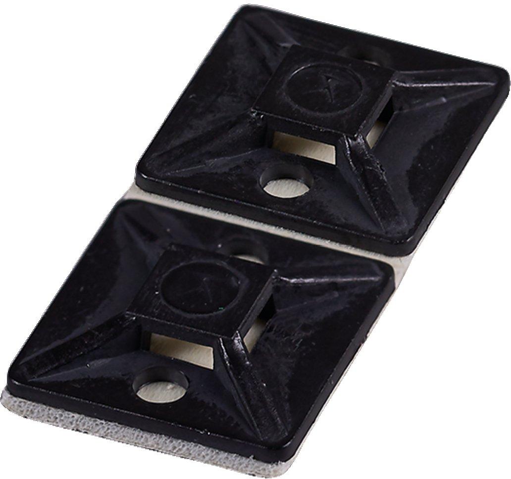 Klebesockel schwarz bis 3,6mm 19x19mm