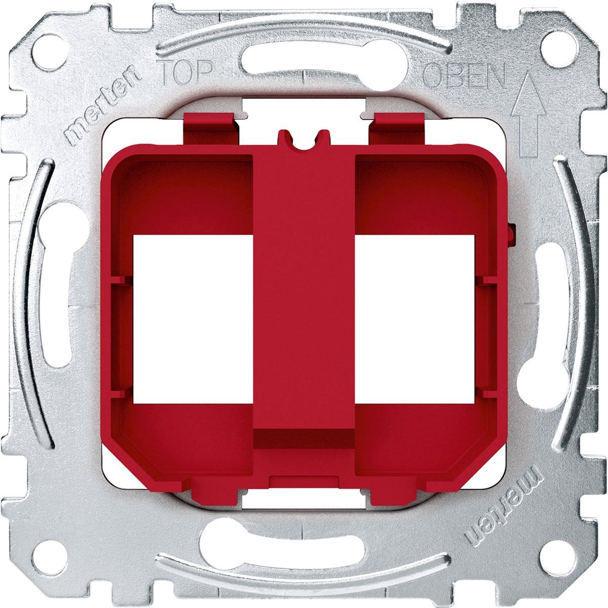 Tragplatten für Steckverbinder Modular Jack rot