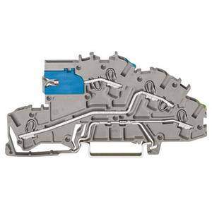 Installationsetagenklemme mit N-Trennschlitten 0,25 - 2,5 mm² grau