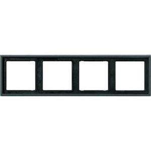 Rahmen 4-fach für waagerechte und senkrechte Kombination anthrazit