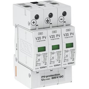 SurgeController V20 dreipolig für PV-Anlagen 600V DC