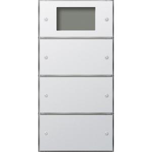 Tastsensor 3 Plus 3-fach (1+2) Flächenschalter reinweiß