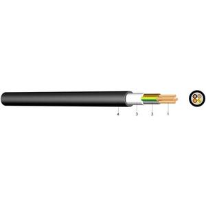 PVC Schlauchleitung schwer YMS-J 5X4 hellgrau Eca 100m Bund