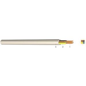 PVC Fernmelde-Schlauchdraht YR 5X0,8 weiß Eca 100m Bund