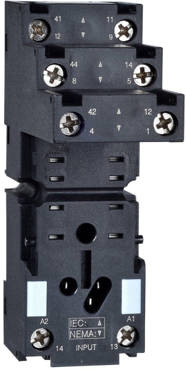 Sockel für Miniaturrelais Zelio RXZ mit separaten Kontakten Stecker