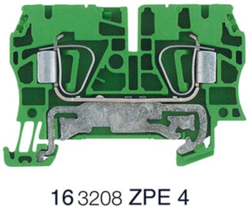 Erdungsklemme ZPE 4 grün/gelb