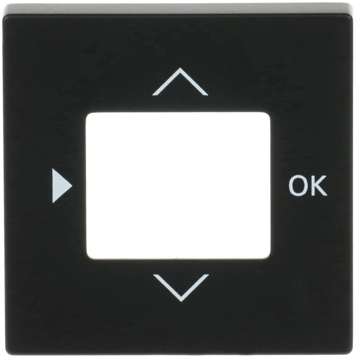 Zentralscheibe für Zeitschaltuhr mit Aufdruck Pfeile OK schwarz mat Plattform 63
