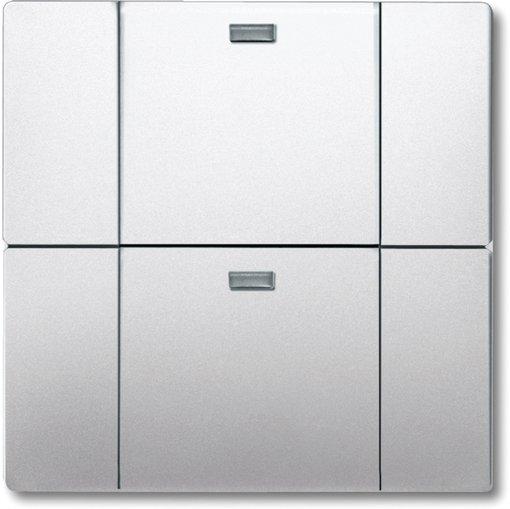 Wandsender Waveline 2-fach edelstahl Funk