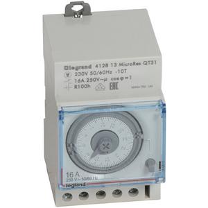 Tageszeitschaltuhr analog mit Gangreserve MicroRex QT31 230V 50/60Hz 1Kanal 3TE