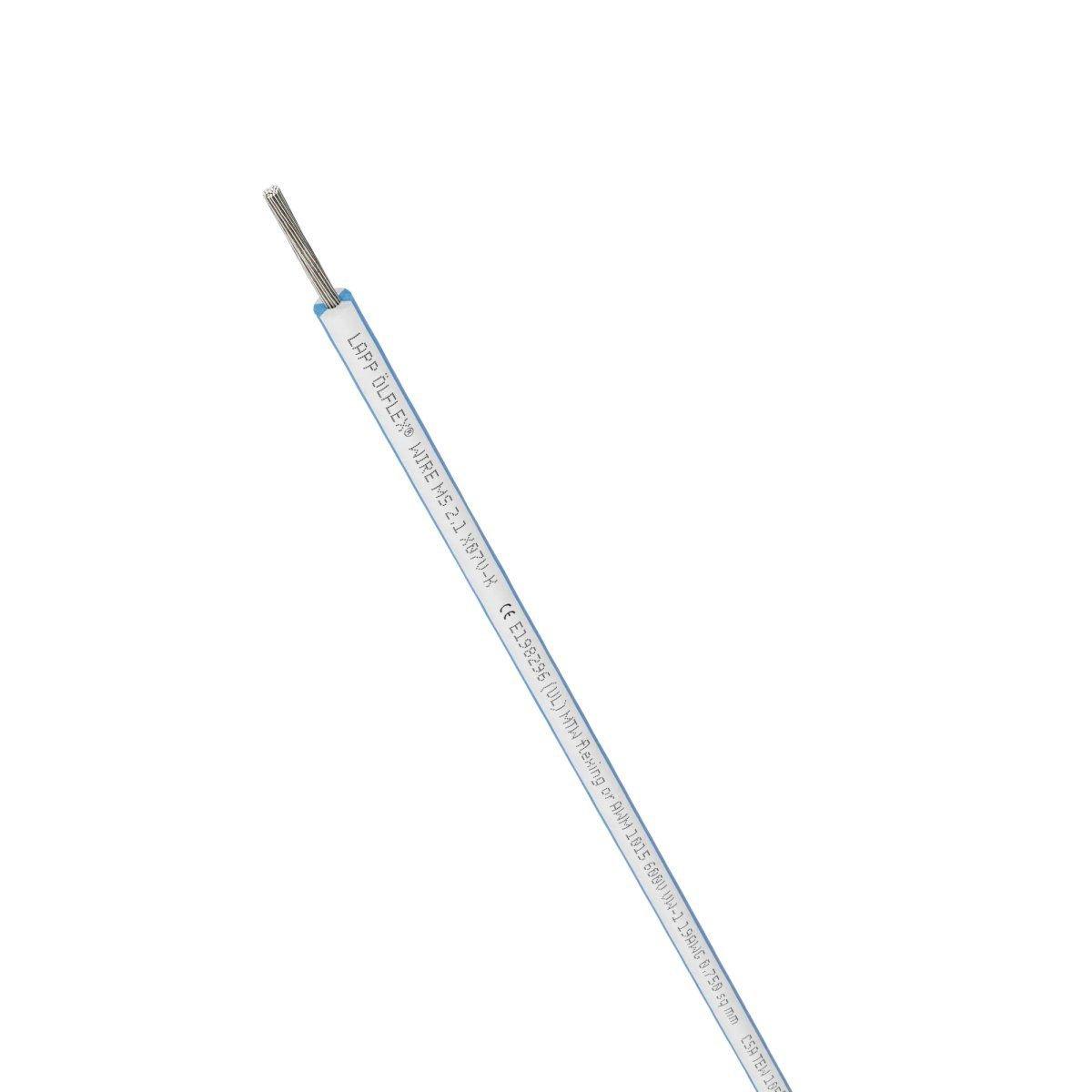International approbierte Verdrahtungseinzelader 1 mm² blau/Weiß 100m