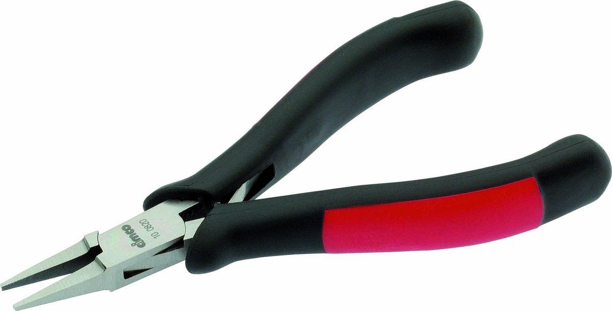 Elektr.-Flachzange 130mm,glatte schmale Backen 2x1mm