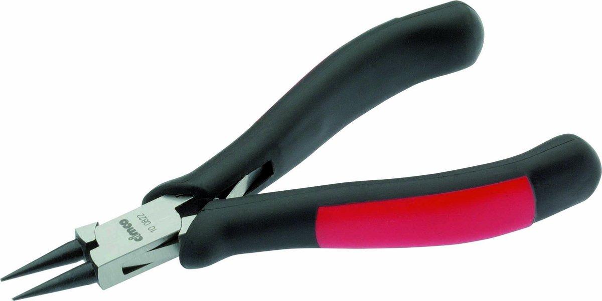 Elektr.-Rundzange 130mm,kurze Form,glatte Backen,Spitze 1,5 mm ø