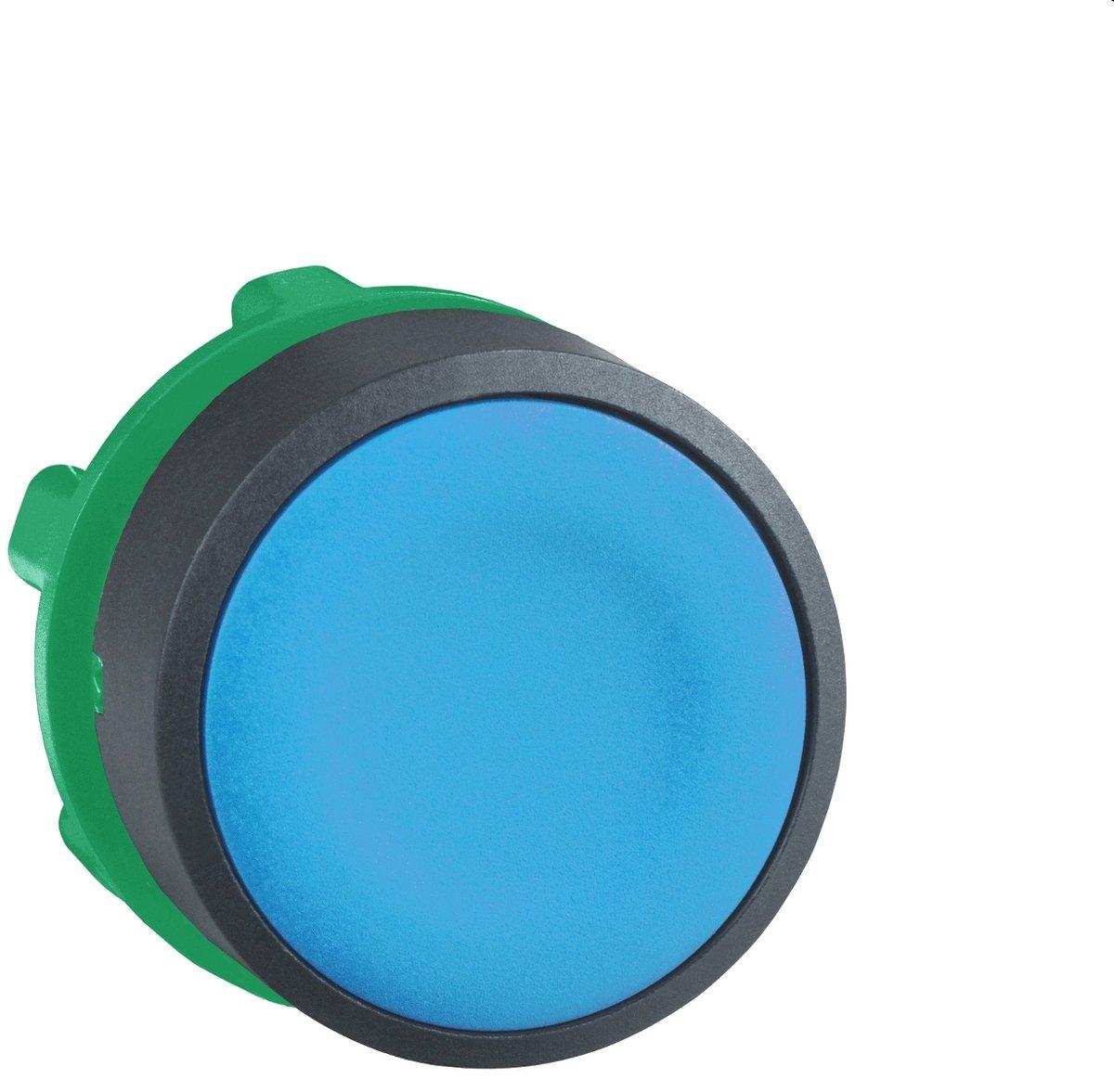 Drucktaster Frontelement Harmony XB5 Kunststoff 22mm blau unbeschriftet tastend