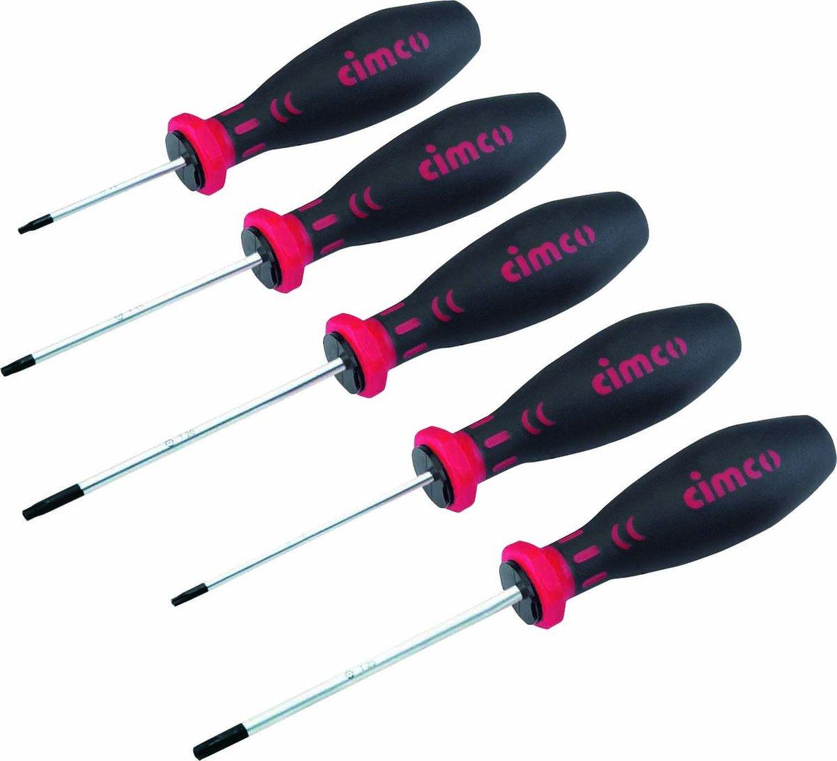 TORX Schraubendrehe Sortiment mit Bohrung 5 teilig