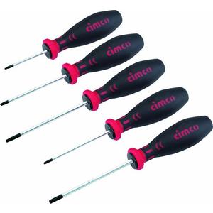 TORX Schraubendrehe Sortiment mit Bohrung 5 teilig