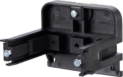 Montagehalter für Anschlussdosen Hutschienenbefestigung waagr. 55mm o. Trennsch.