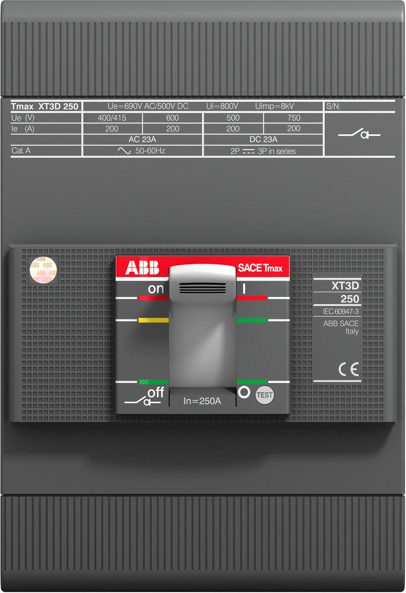 Lasttrennschalter Tmax XT3D 250 3-polig F F