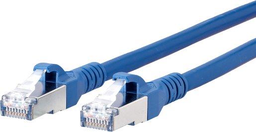 Patchkabel Kat6A 10GB_T AWG26 2RJ45 SFTP LS0H blau 2,0 m