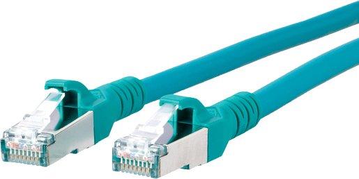 Patchkabel Kat6A 10GB_T AWG26 2RJ45 SFTP LS0H grün 5,0 m