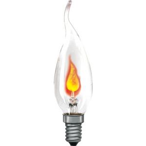 Glühlampe Cosy Flackerkerze 3 Watt E14 Klar