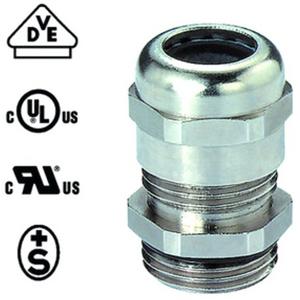 Kabelverschraubung PERFECT 50.616 M M16x1,5 mm Messing/Vernickelt,