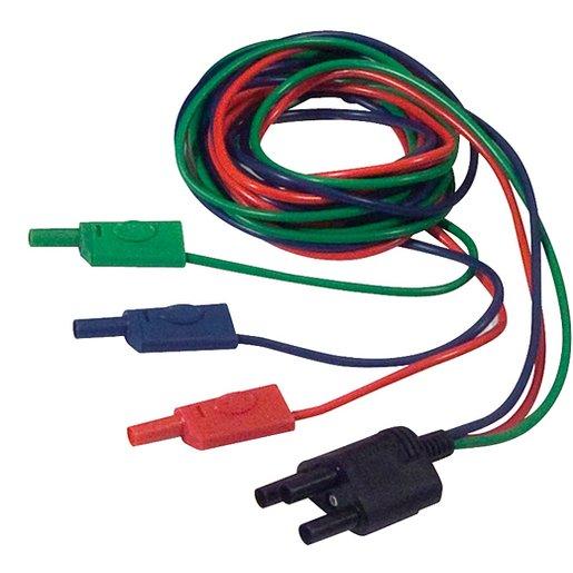 3-polig Messleitung mit 4mm - Stecker
