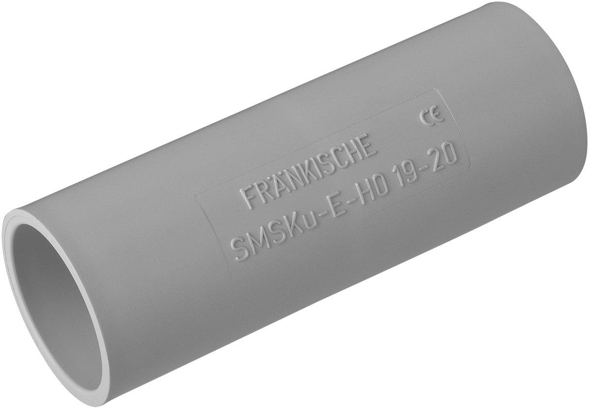 Kunststoff Steckmuffe 32 mm halogenfrei hellgrau