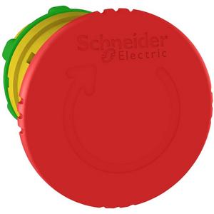 Not-Aus/Not-Halt-Schalter Frontel. Harmony XB5 22mm rot Pilz 40mm Drehentriegel.