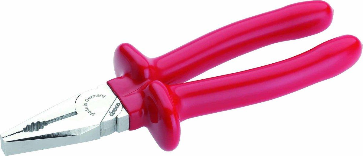 1000 V Kombinationszange DIN ISO 5746 Länge 200mm mit flachen Backen